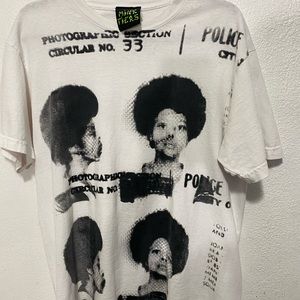 Men White Size L Tee